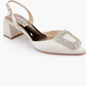 Badgley Mischka Collection Emmie Slingback Pointed Toe Pump (Women)